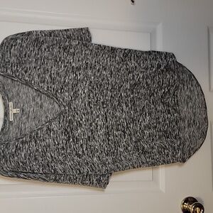 Gray Express XS V-Neck Short Sleeve Top